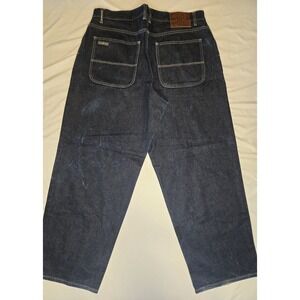 PELLE PELLE Marc Buchanan Mens Dark Blue Jeans Baggy Grunge Vtg 40x32.5 See Pics